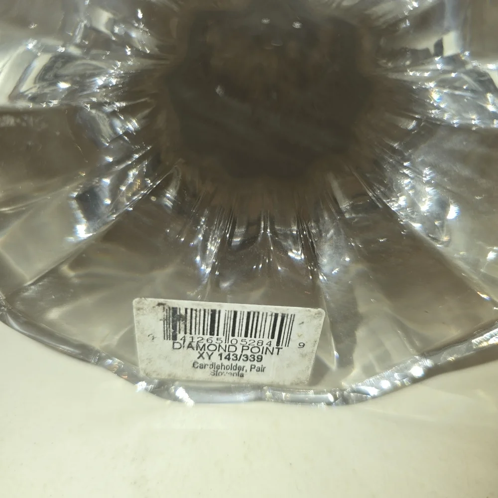 ⭐️40% Off⭐️ Mikasa Diamond Point Single Crystal Candleholder